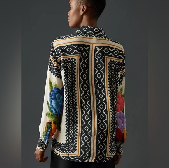 Farm Río By Anthropologie Classic Button Down - Picture 3 of 11